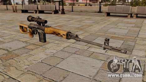 Dragunov sniper rifle for GTA 4