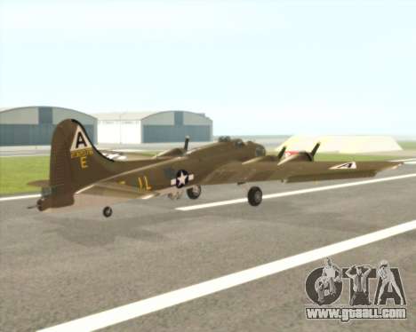 B-17G for GTA San Andreas