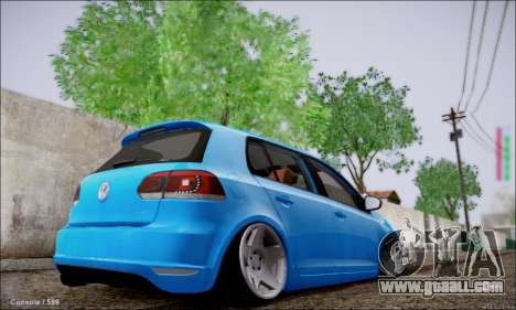 Volkswagen mk6 Stance Work for GTA San Andreas