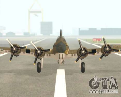 B-17G for GTA San Andreas