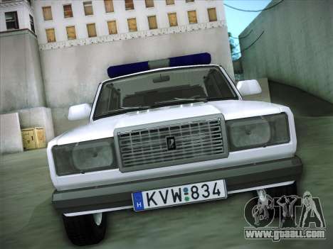 Lada 2107 Rendőrség for GTA San Andreas