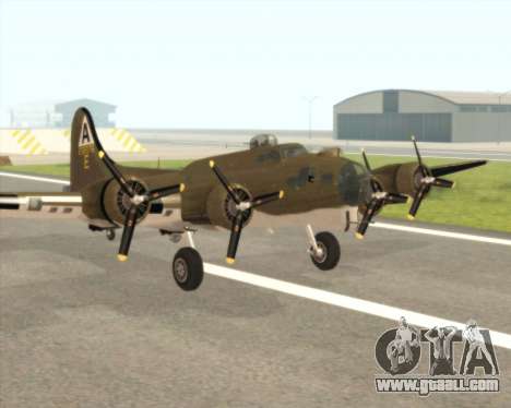 B-17G for GTA San Andreas