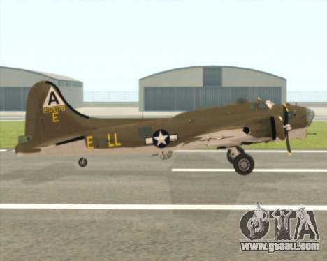 B-17G for GTA San Andreas