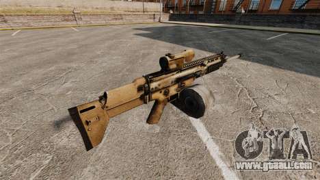 Assault rifle SCAR LMG for GTA 4