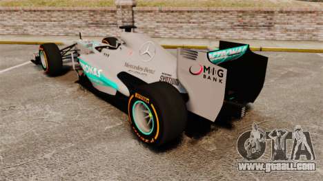 Mercedes AMG F1 W04 v3 for GTA 4