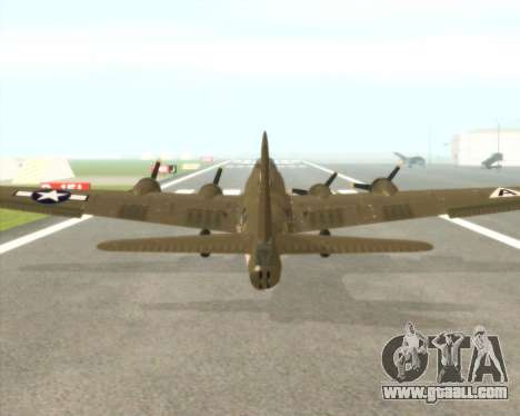 B-17G for GTA San Andreas