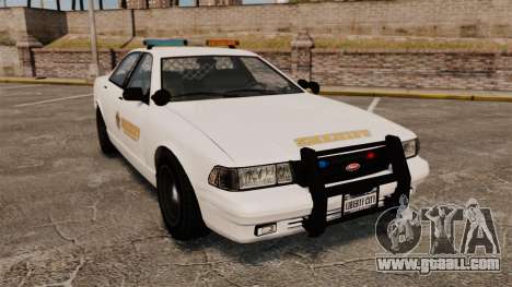 GTA V Police Vapid Cruiser Sheriff for GTA 4