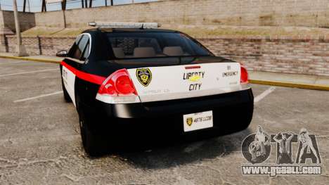 Chevrolet Impala 2008 LCPD STL-K Force [ELS] for GTA 4