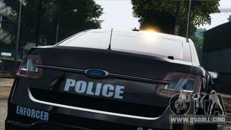 Ford Taurus Police Interceptor 2010 for GTA 4