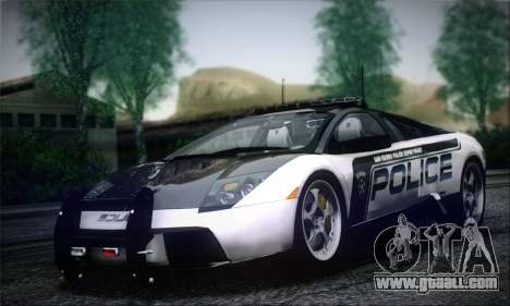 Lamborghini Murciélago Police 2005 for GTA San Andreas