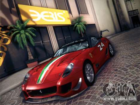 Ferrari 599XX 2012 for GTA San Andreas