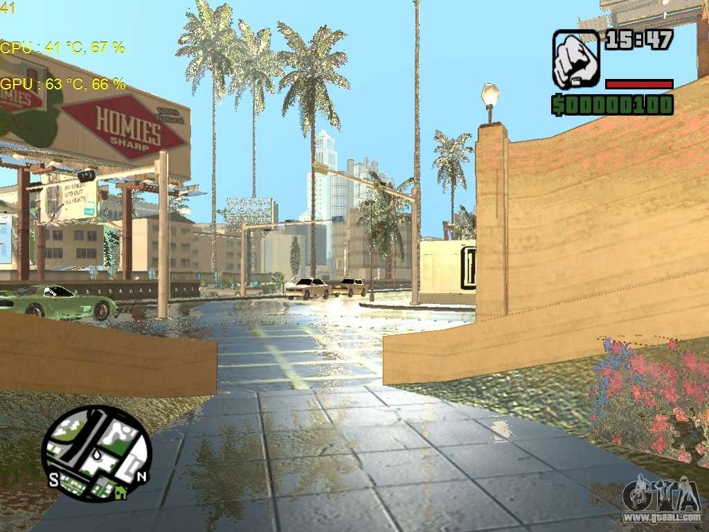 GTA San Andreas - Remastered Graphics  PS2 Atmosphere PBR (RenderHook) 