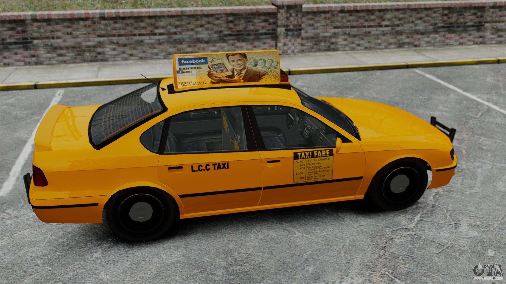 Real advertising on taxis and buses for GTA 4