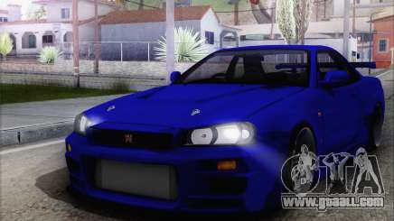 Nissan Skyline GT-R34 for GTA San Andreas