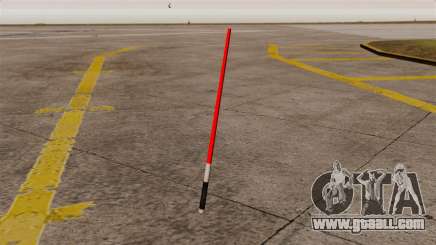 Red laser sword Star Wars for GTA 4