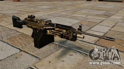 The M249 light machine gun Camo for GTA 4