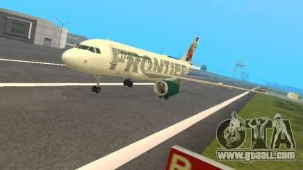 Airbus A319-111 Frontier Airlines Red Foxy for GTA San Andreas
