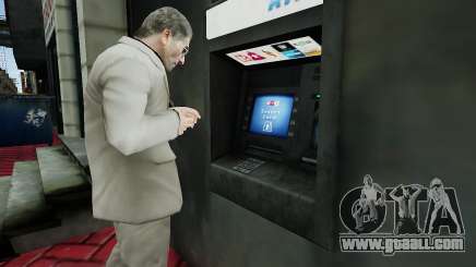 Account at an ATM for GTA 4