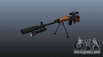 Dragunov sniper rifle A&K for GTA 4