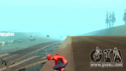 Crouch as the amazing Spider-man for GTA San Andreas