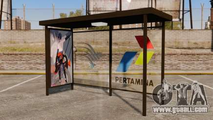 Bus stops Naruto for GTA 4