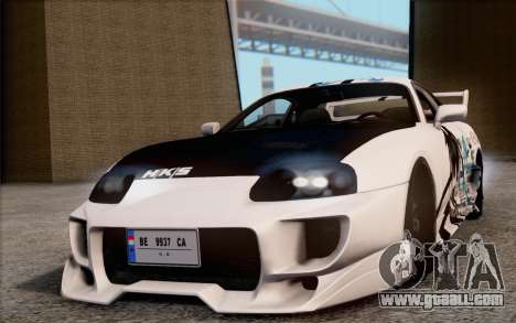 Toyota Supra Mk IV for GTA San Andreas