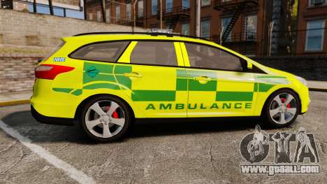 Ford Focus ST Estate 2012 [ELS] London Ambulance for GTA 4
