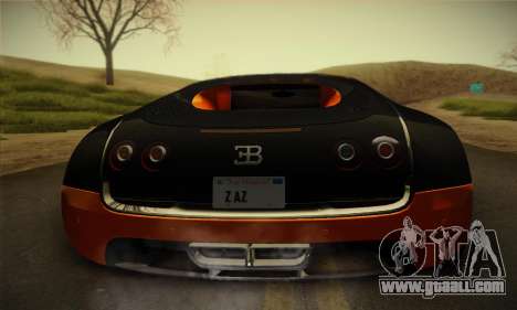Bugatti Veyron Super Sport World Record Edition for GTA San Andreas