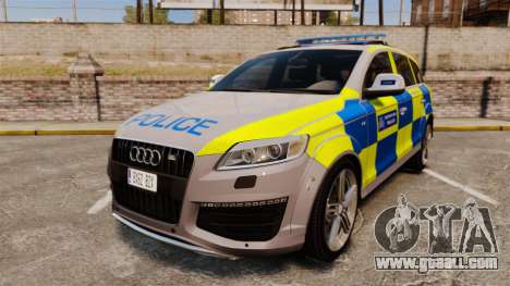 Audi Q7 Metropolitan Police [ELS] for GTA 4