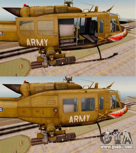 Bell UH-1 Iroquois v2.0 Gunship [EPM] for GTA 4