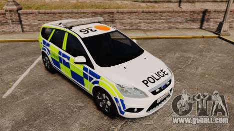 Ford Focus Estate 2009 Police England [ELS] for GTA 4