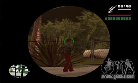 GTA V Sniper Scope for GTA San Andreas