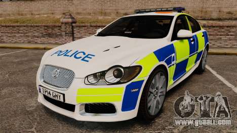 Jaguar XFR 2010 British Police [ELS] for GTA 4