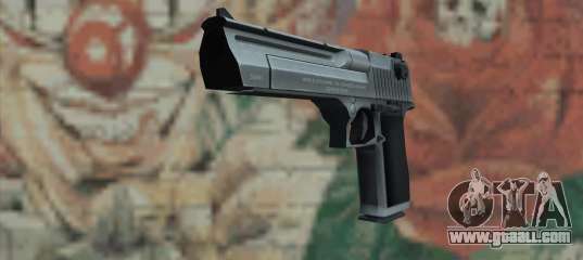 Desert Eagle Silver For Gta San Andreas