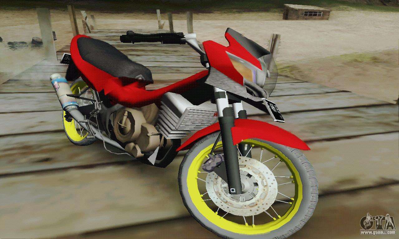 Suzuki Satria FU 150cc 2011 Semi Drag For GTA San Andreas