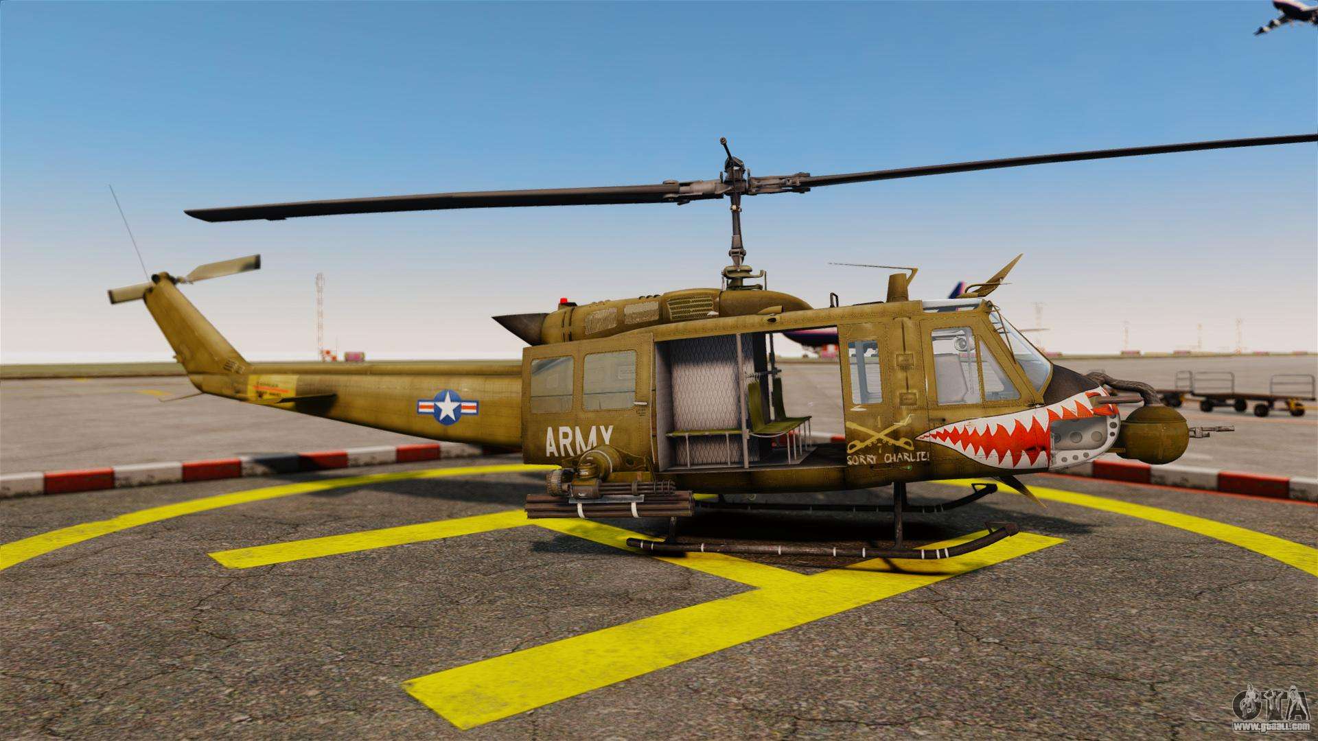 Bell UH-1 Iroquois v2.0 Gunship EPM for GTA 4