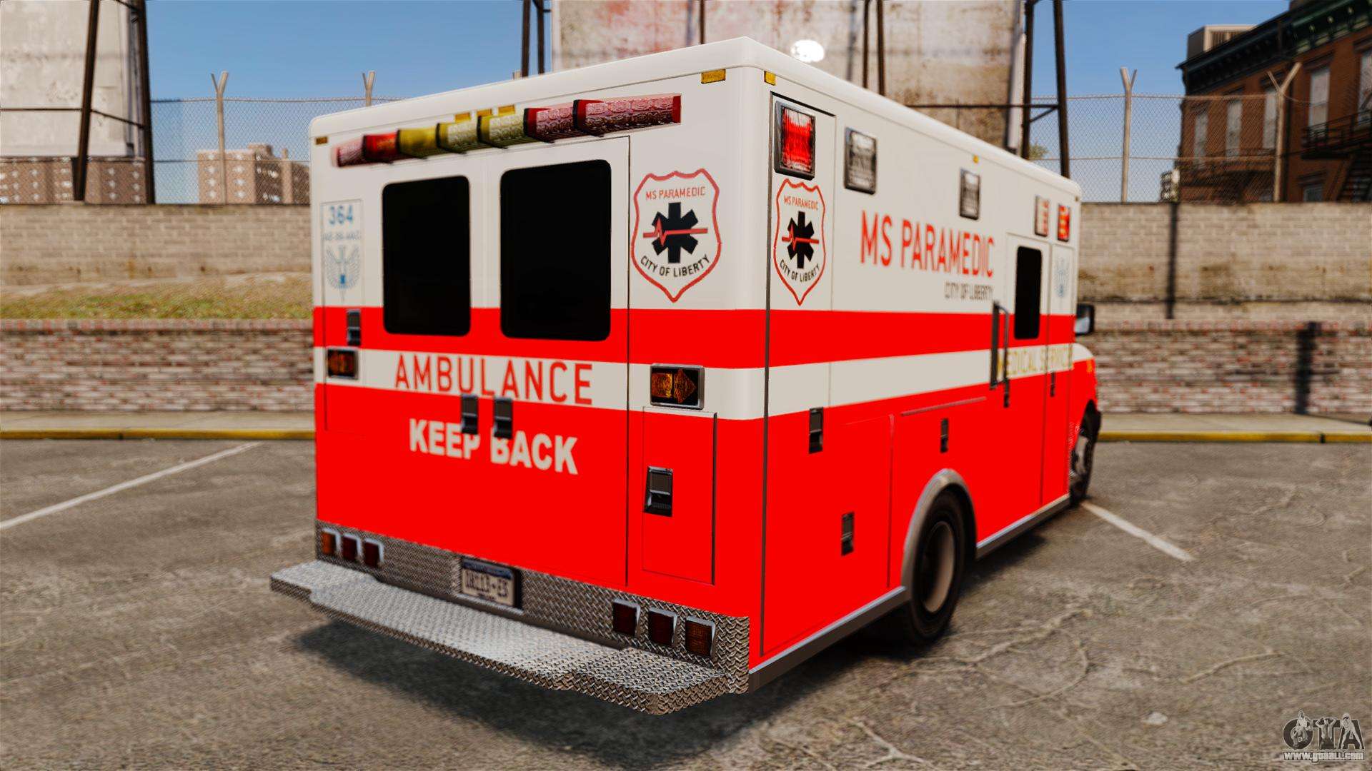 Brute Ambulance FDLC [ELS] for GTA 4