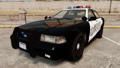 GTA V Vapid Steelport Police Cruiser [ELS] for GTA 4