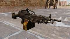 Light machine gun M249 SAW for GTA 4