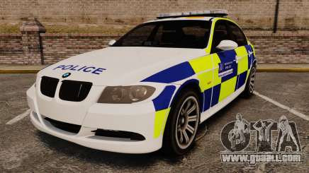 BMW 330i Metropolitan Police [ELS] for GTA 4