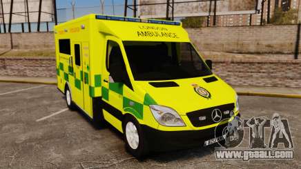 Mercedes-Benz Sprinter [ELS] London Ambulance for GTA 4