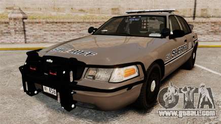 Ford Crown Victoria 2008 Sheriff Traffic [ELS] for GTA 4