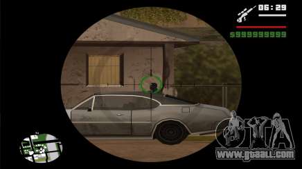 GTA V Sniper Scope for GTA San Andreas