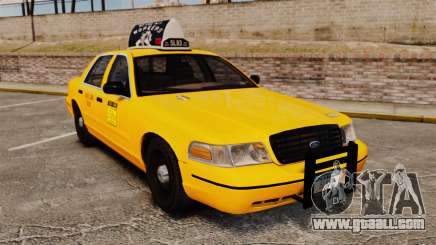 Ford Crown Victoria 1999 NY Old Taxi Design for GTA 4