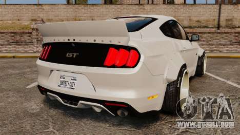 Ford Mustang 2015 Rocket Bunny TKF for GTA 4