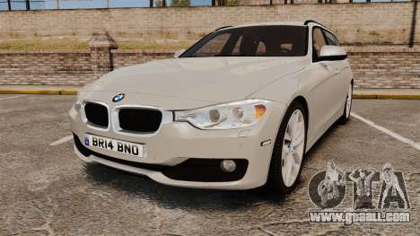 BMW 330d Touring (F31) 2014 Unmarked Police ELS for GTA 4