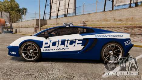 GTA V Pagassi Vacca Police for GTA 4