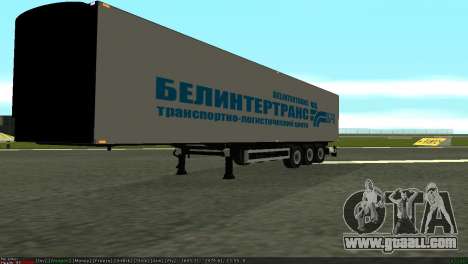 Trailer BELINTERTRANS for GTA San Andreas