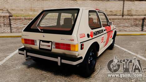 Volkswagen Rabbit GTI 1984 for GTA 4