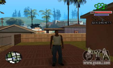 C-HUD Gangster by NickQuest for GTA San Andreas